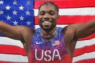 Noah Lyles at the Olympic Games Paris 2024 - Men's 100m Final - Source: Getty